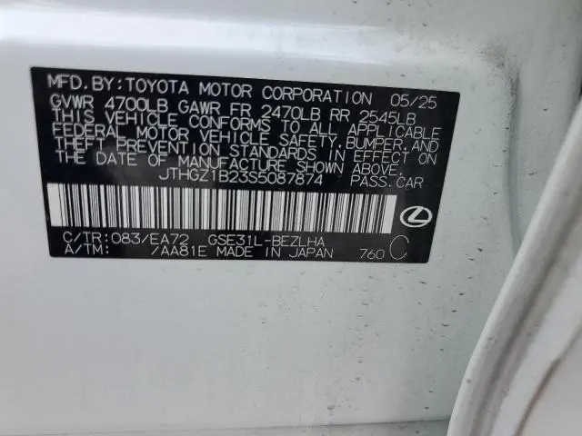 2025 LEXUS IS 350 F SPORT DESIGN  