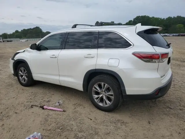 2015 TOYOTA HIGHLANDER XLE  