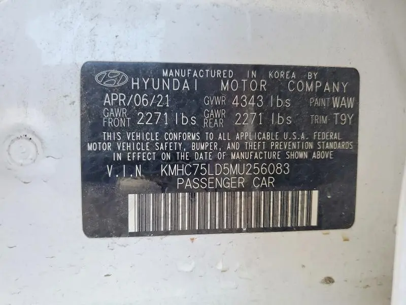 2021 HYUNDAI IONIQ SEL  