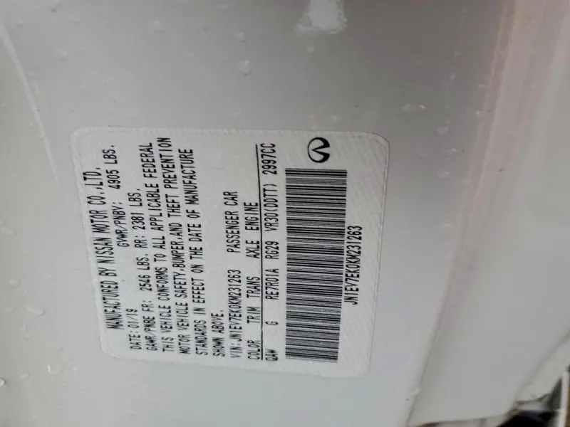 2019 INFINITI Q60 PURE  