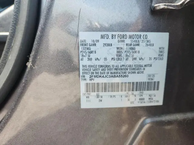 2010 FORD EDGE SEL  