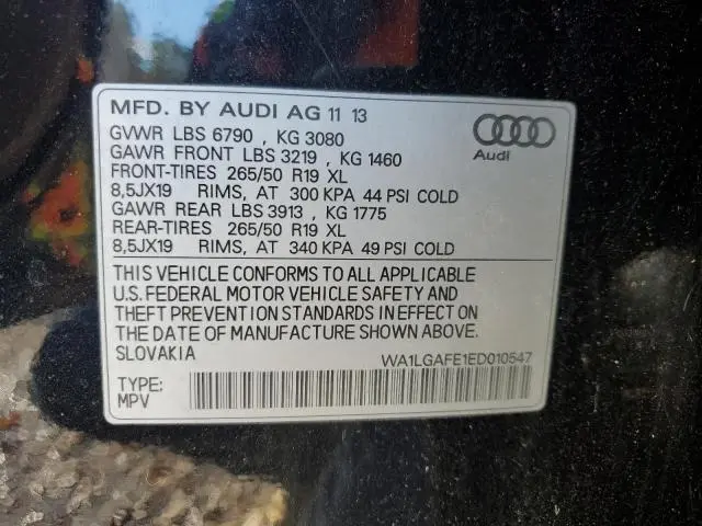 2014 AUDI Q7 PREMIUM PLUS  