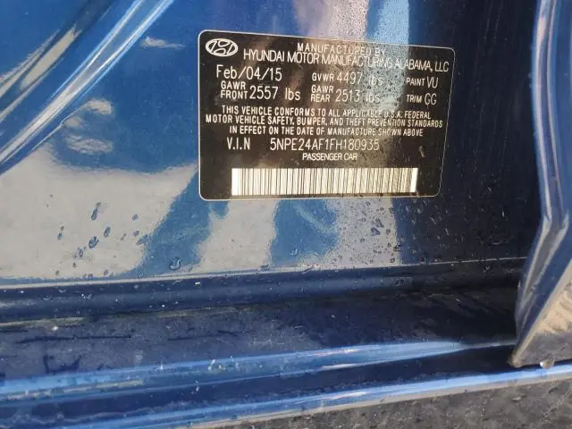 2015 HYUNDAI SONATA SE  