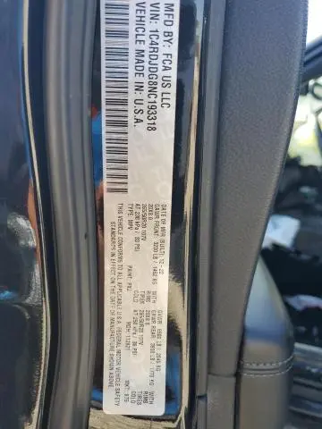 2022 DODGE DURANGO GT  