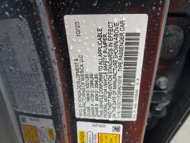 2024 HONDA ACCORD LX  