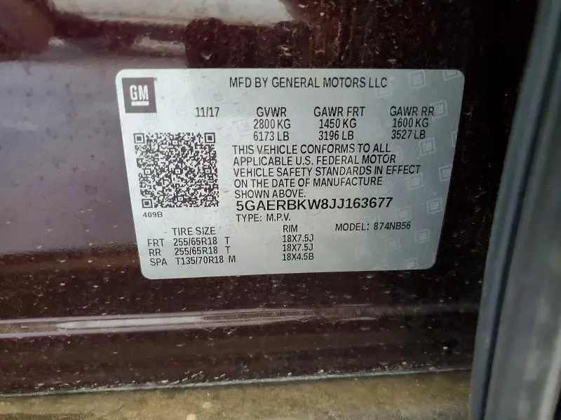 2018 BUICK ENCLAVE ESSENCE  