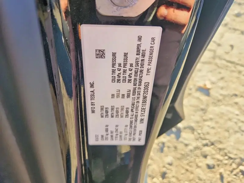 2022 TESLA MODEL 3   