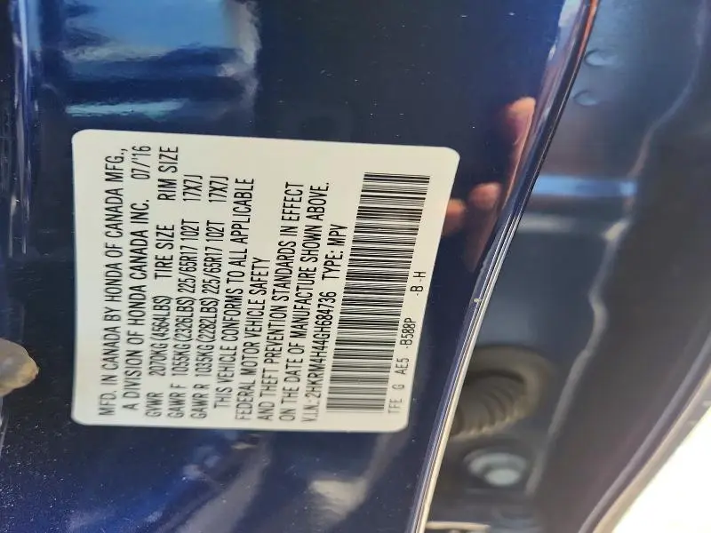 2016 HONDA CR-V SE  