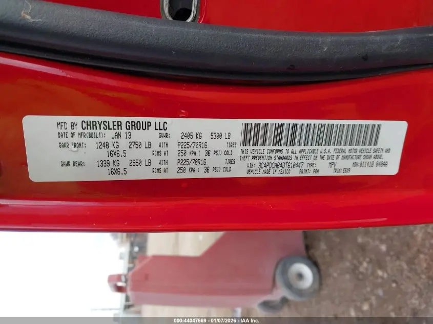 2013 DODGE JOURNEY AMERICAN VALUE PKG