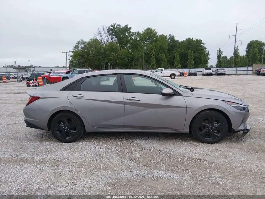 2023 HYUNDAI ELANTRA HYBRID BLUE
