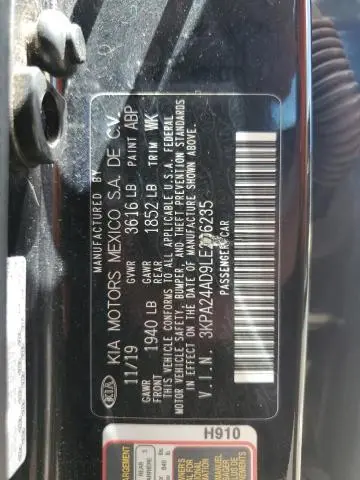 2020 KIA RIO LX  