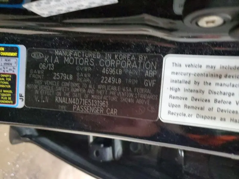 2014 KIA CADENZA PREMIUM  