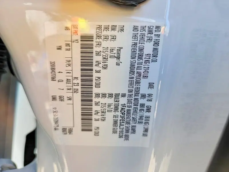 2018 FORD FOCUS SE  