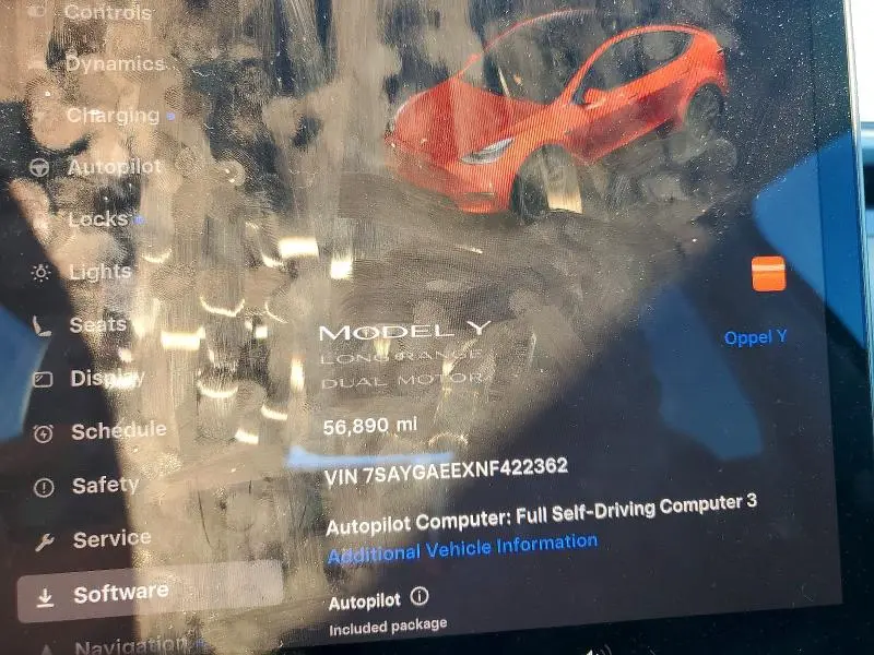 2022 TESLA MODEL Y   