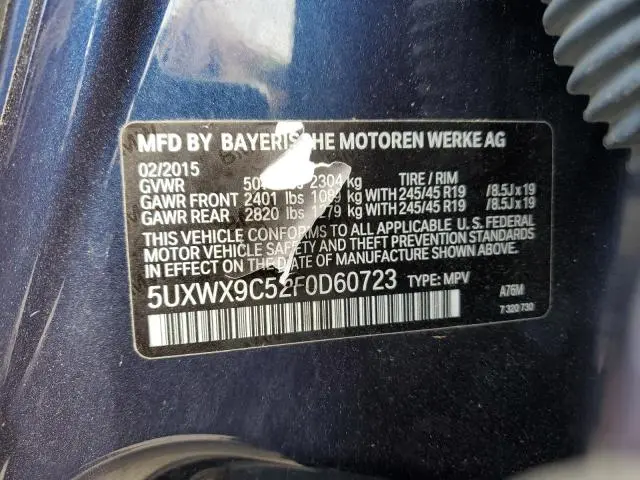 2015 BMW X3 XDRIVE28I  