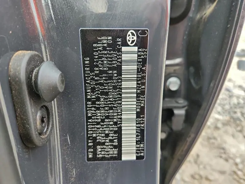 2026 TOYOTA COROLLA LE  