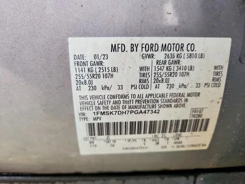 2023 FORD EXPLORER XLT  
