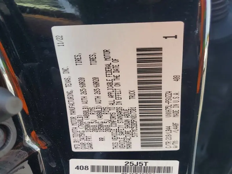 2023 TOYOTA TUNDRA 1794 EDITION HV  