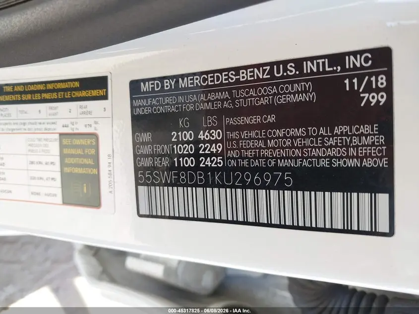 2019 MERCEDES-BENZ C 300  