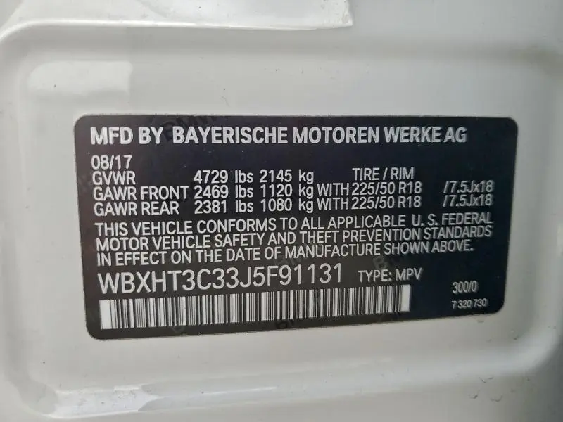 2018 BMW X1 XDRIVE28I  