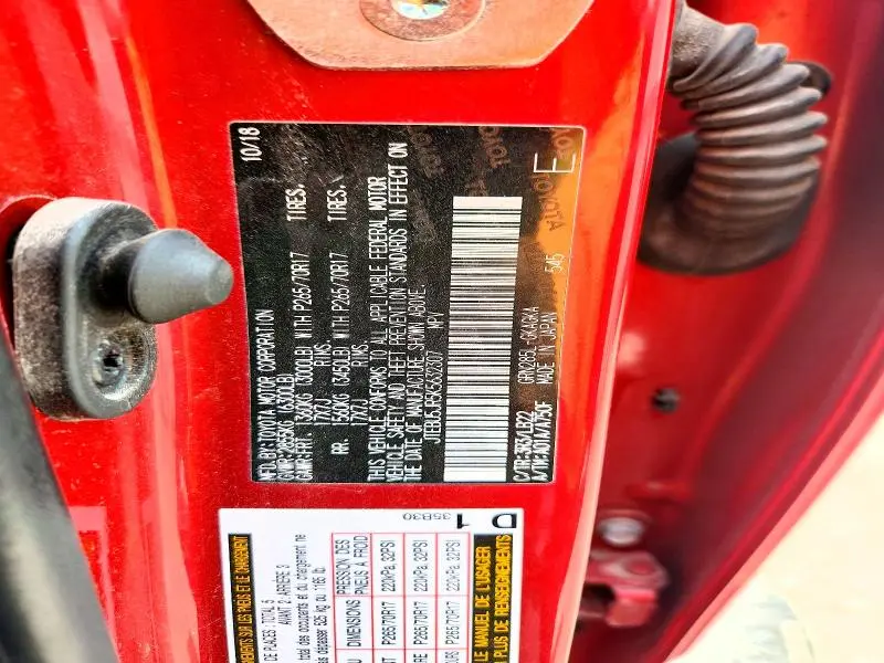 2019 TOYOTA 4RUNNER SR5 PREMIUM  