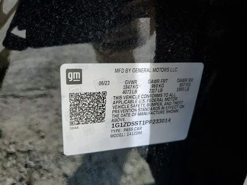2023 CHEVROLET MALIBU LT  