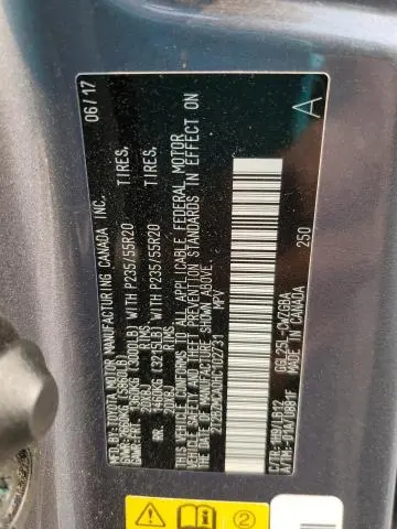 2017 LEXUS RX 350 BASE  