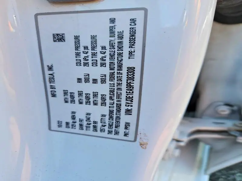 2023 TESLA MODEL 3   