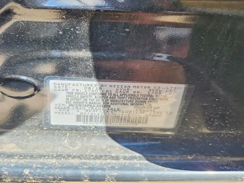 2018 NISSAN VERSA S  