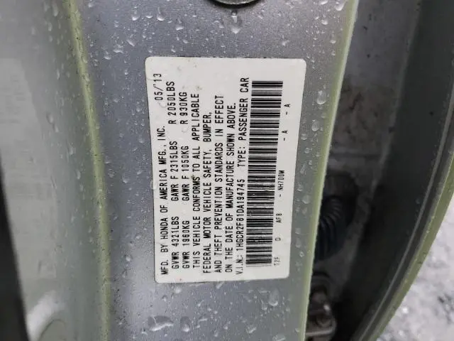 2013 HONDA ACCORD EXL