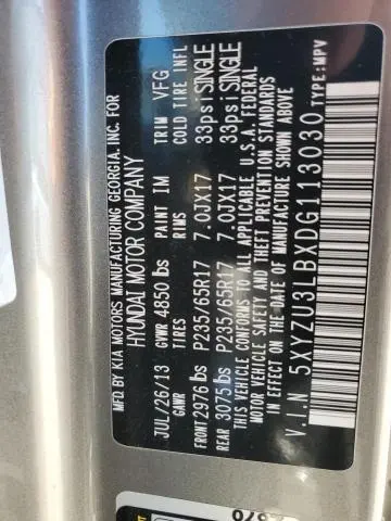 2013 HYUNDAI SANTA FE SPORT   