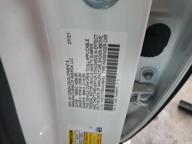 2021 HONDA ACCORD EXL