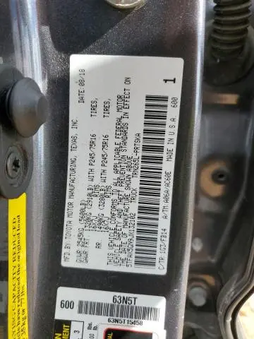 2018 TOYOTA TACOMA DOUBLE CAB  