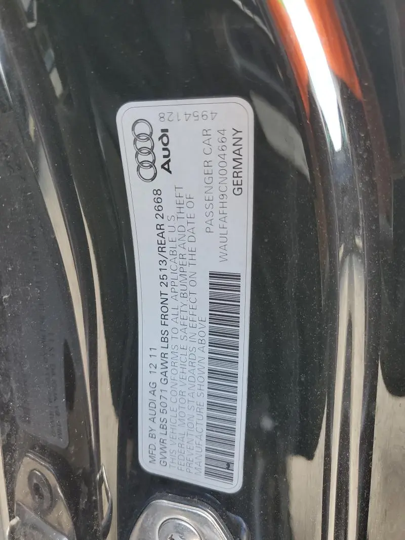 2012 AUDI A5 PREMIUM PLUS  