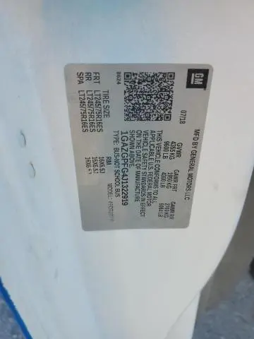 2018 CHEVROLET EXPRESS G3500 LT  