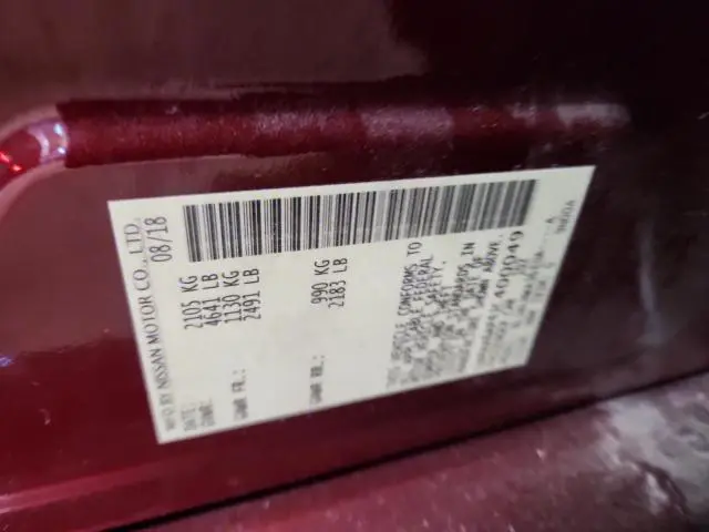 2018 NISSAN MAXIMA 3.5S  