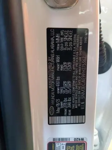 2023 HYUNDAI TUCSON LIMITED  