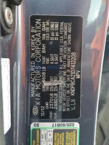 2013 KIA SPORTAGE LX  