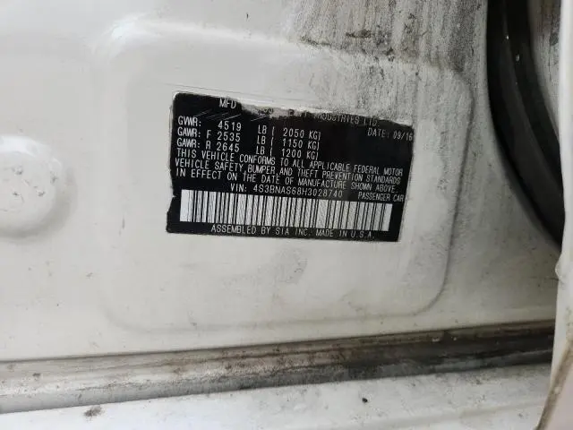 2017 SUBARU LEGACY SPORT  