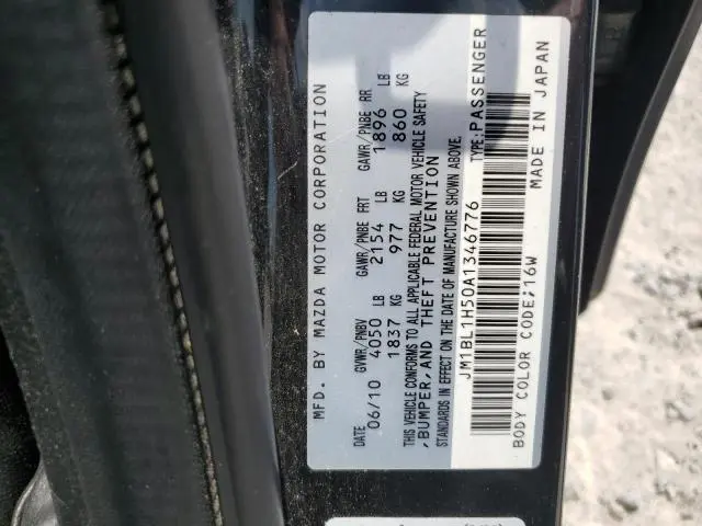 2010 MAZDA 3 S  