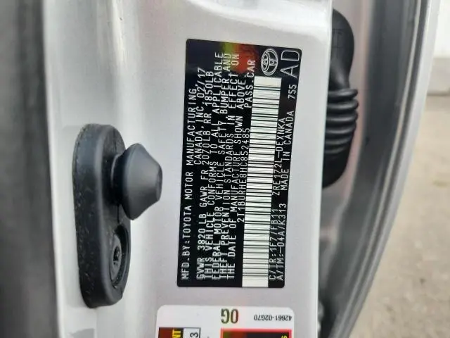 2017 TOYOTA COROLLA L  