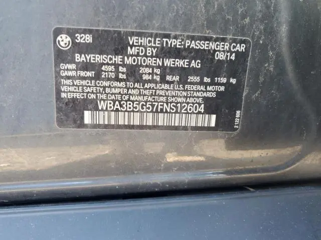 2015 BMW 328 XI SULEV  