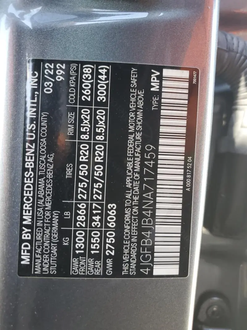 2022 MERCEDES-BENZ GLE 350  