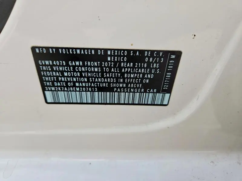 2014 VOLKSWAGEN JETTA BASE  