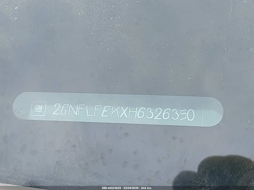 2017 CHEVROLET EQUINOX LT