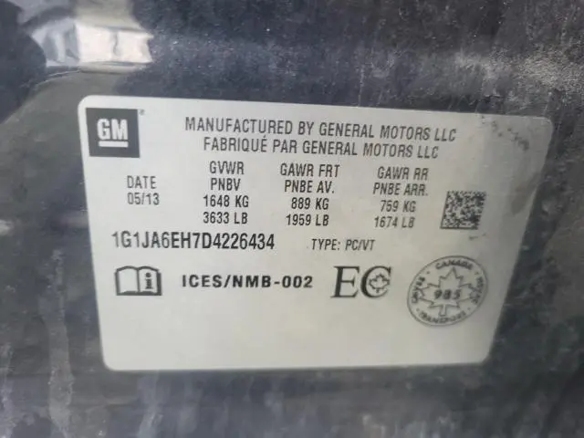 2013 CHEVROLET SONIC LS  