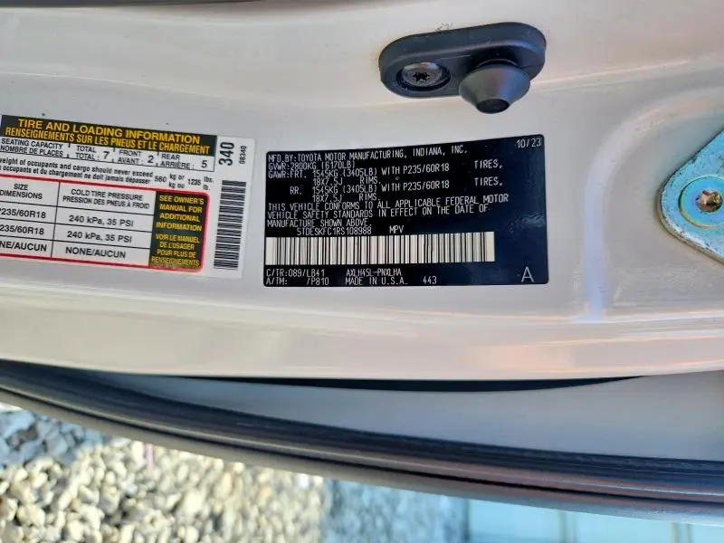 2024 TOYOTA SIENNA PLATINUM 7-PASSENGER  