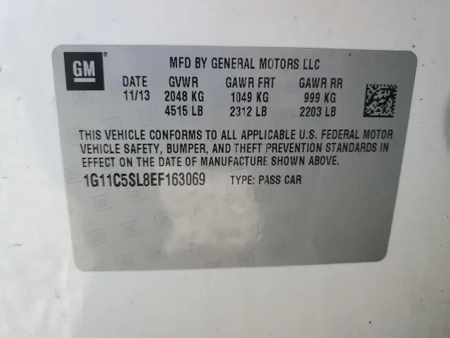 2014 CHEVROLET MALIBU 1LT  