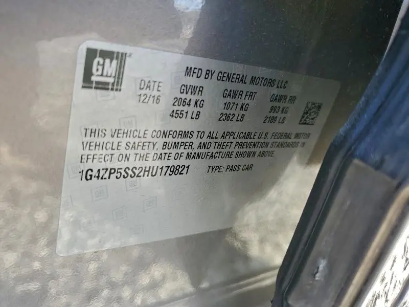 2017 BUICK LACROSSE ESSENCE  