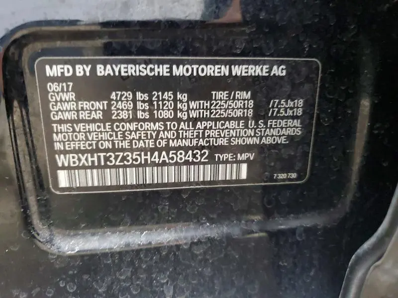 2017 BMW X1 XDRIVE28I  